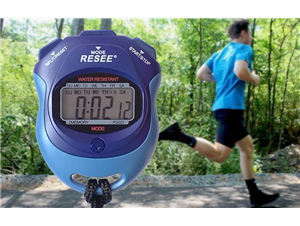 Use stopwatch to run outdoors